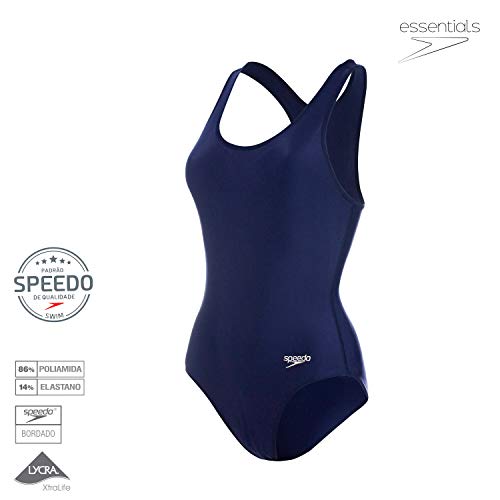 Speedo Performance Maillot, Mulheres, Azul, M