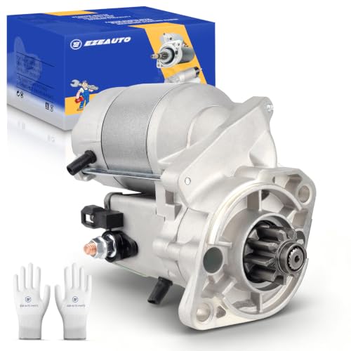 Image of Ezexpreze New 18145 Starter for Kubota Diesel Compact Tractors L2250 L2500 L2550 L2650 L2800 L2900 L2950 L3010 L3130 L3240 L3300 L3400 L3410 L3430 L35 KJS130 3407016081 3407016083 1280008460