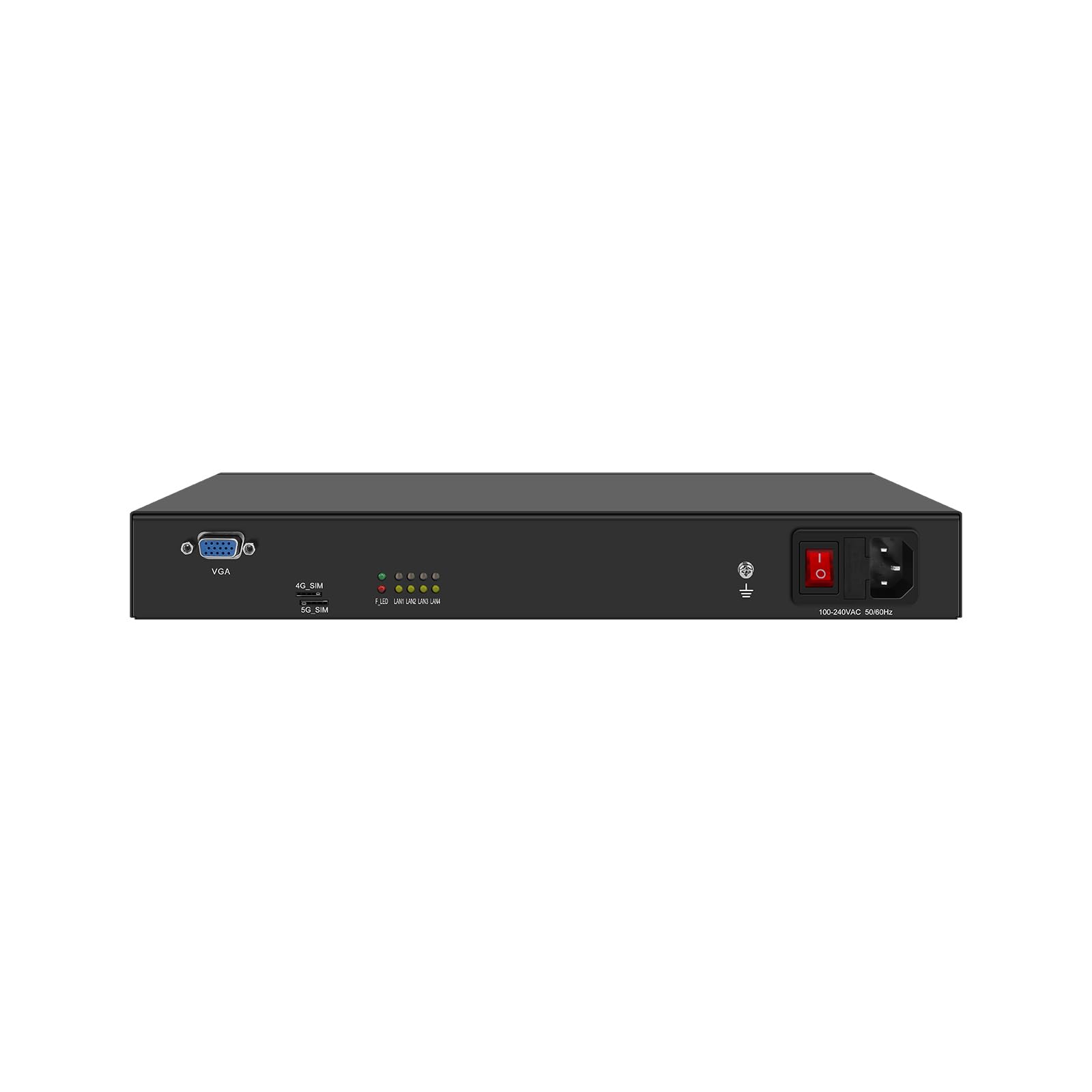 Firewall Hardware 13 Inch Appliance, PFSense, OPNsense, VPN, Router PC, N150, RJ72, 4 x 2.5GbE LAN, Console, HDMI, VGA, Dual SIM Slot, TPM2.0, 16G RAM, 512G SSD