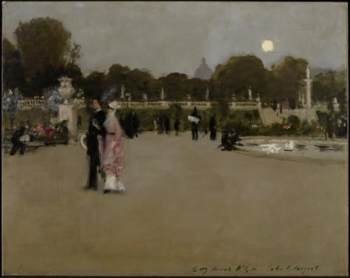 Image sur toile salon, tableau peinture paysage Paris John Singer Sargent 60x90