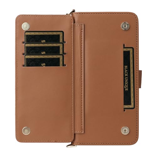 UniqueTroy Vivo Y400 4G/5G Leather Case - Brown - Image 5
