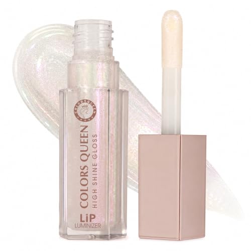 Image of Colors Queen Lip Luminizer Lip Gloss for Women | Hydrating & Glass Shine Finish | Highly Pigmented, Lightweight & Non-Sticky Formula | One Stroke Application | Long Lasting Lip Gloss Infused with Shea Butter (18 - Diamond Drip, 9ml)