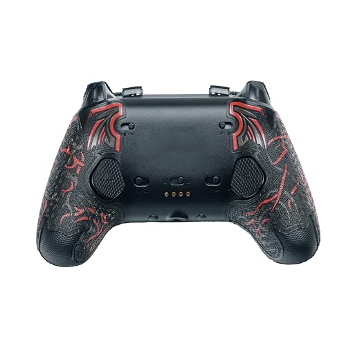 SHADOW BOOLT Controller Grips for GameSir G7 Pro, Skin kit,Anti-Skid, Multi-Texture, Sweat Absorption, Pre-Cut Grips Tape (Black, Red & Metallic Grey, Compatible with GameSir G7 Pro) by SHADOW BOOLT - Used condition - Image 3