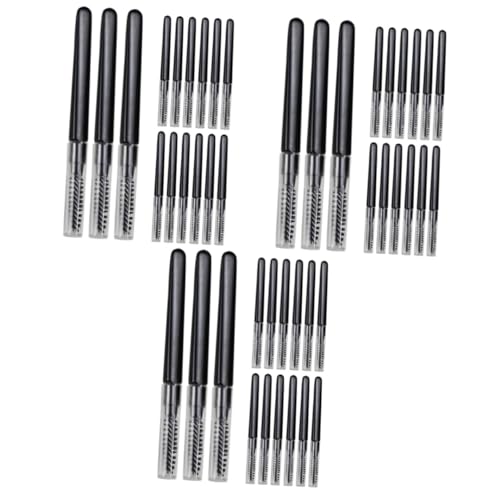 minkissy 3sets Hairline Combs Makeup Eyebrow Combs Women Brow Cap Tiny Hairbrushes Kit 20pcs*3