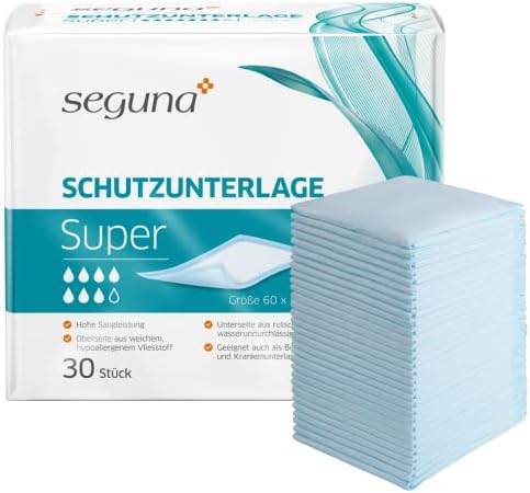 Sensalou Einweg Bettunterlagen 60x90 cm – 25 Stück – wasserdichte Krankenunterlagen, Inkontinenz-Uunterlagen, saugstarke Bettschutzeinlagen für Sensalou Einweg Bettunterlagen 60x90 cm – 25 Stück – wasserdichte Krankenunterlagen, Inkontinenz-Uunterlagen, saugstarke Bettschutzeinlagen für