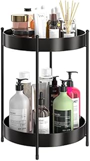EKNITEY Bathroom Vanity Countertop Organizer - 2 Tier Makeup Counter Organizer Small Tiered Trays for Home and Kitchen
