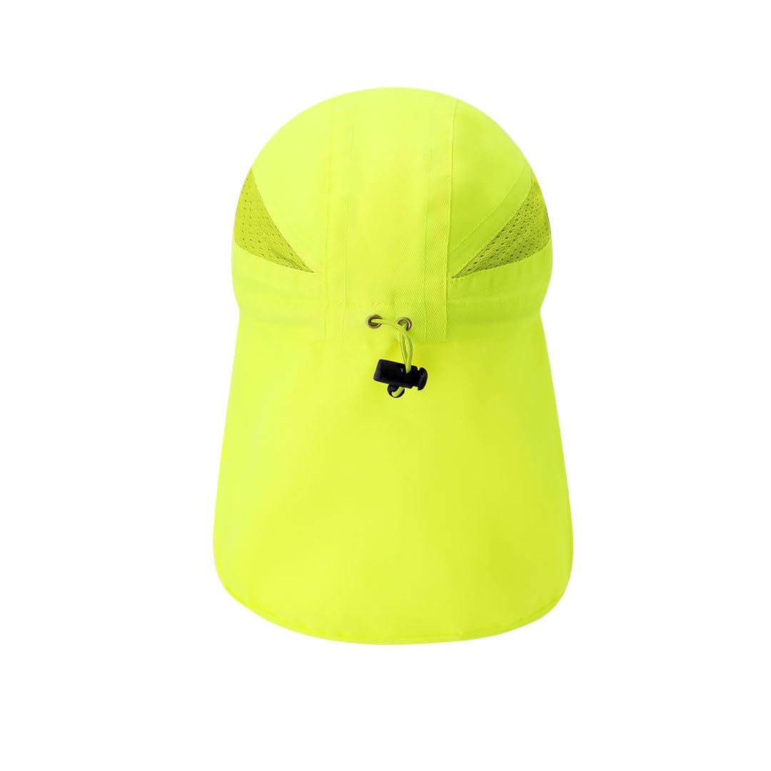 Gorra con Protector Cuello-Nuca Trekking Montaña Senderismo Microfibra Ajustable Hombre Mujer