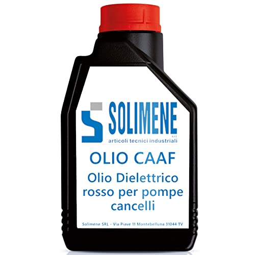 OLIO DIELETTRICO ROSSO PER POMPE CANCELLI - 1 LT