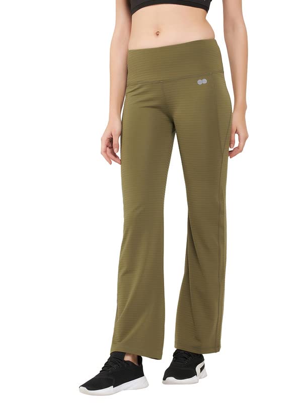 Image of Clovia Women's Regular Fit Mid Rise Pants