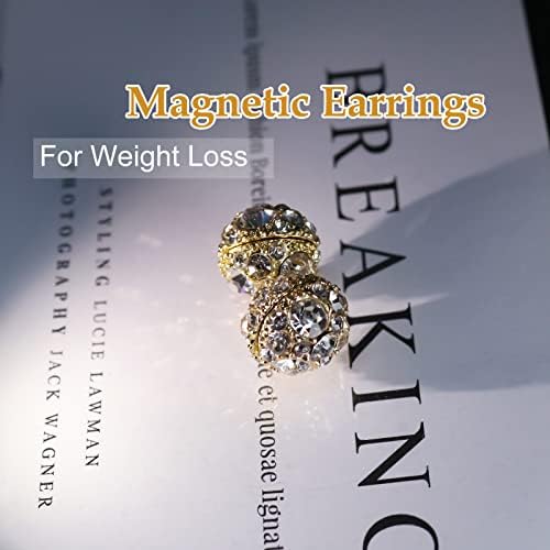 3-Piece Magnetic Therapy Earring Set with Germenium and Crystal Accents 7 41M3Y94tLLL. AC