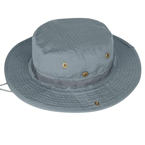 Image of Sun Hats for Men Women Boonie Hat UPF 50+ Bucket Hat Wide Brim UV Protection Fishing Hiking Safari Outdoor Hats