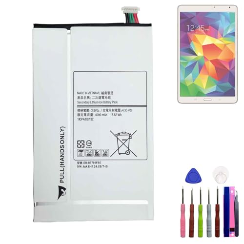 Pattaya EB-BT705FBE Tablet Replacement Battery for Galaxy Tab S 8.4 EB-BT705FBE EB-BT705FBC SM-T700 SM-T705 SM-T707V SM-T701 New 0 Cycle with Repair Tools by Pattaya - Used condition - CA$22.51