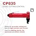 Chicago Pneumatic CP835 - Air Nibbler Cutting Tool, 0.42 HP / 310 W, 2750 Stroke Per Minute, Rugged Head with 0.177 Inch Diameter Punch, Cut Steel & Sheet Metal up to 0.06 Inch (16 Gauge), Automotive