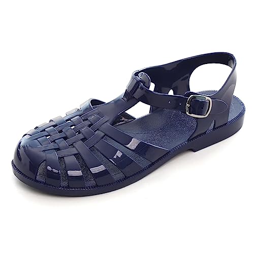 Image of Hee grand Crystal Jelly Heel Sandals for Women Summer Beach Jelly Shoes