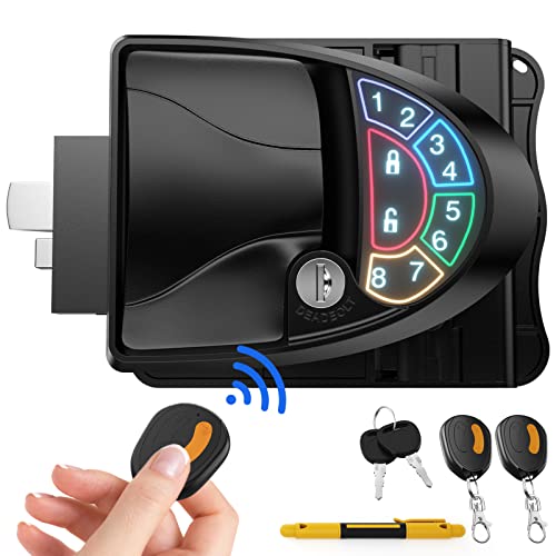 Ristow Upgraded V3.0 Rv Keyless Entry Door Lock Rl002, Waterproof & Shockproof Rv Door Lock With Backlit Keypad All Metal Rv Door Lock Keyless Entry For Travel Trailer Camper Rv Accessories - Black #TOP13