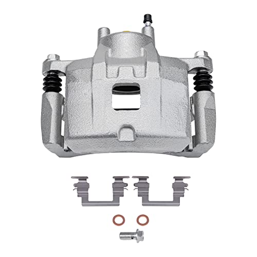 Image of Detroit Axle - Front Brake Kit for Chrysler Sebring 200 Dodge Avenger Caliber Jeep Compass Patriot, 11.57'' inch Disc Brake Rotors Brake Caliper Replacement