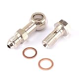 Turbo Oil Feed Banjo Bolt M12x1.25mm to 4AN 4G63T EVO 1-10 TD05HR TD05H 1.5mm Hole
