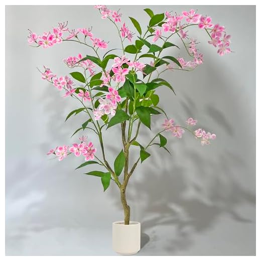 Realistic 4FT Artificial Jasmine Tree Decor