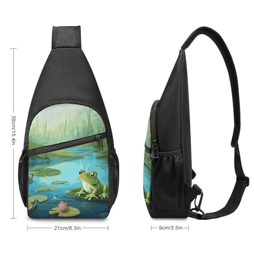 Mochila tipo bandolera deportiva para senderismo y viaje miniatura 2