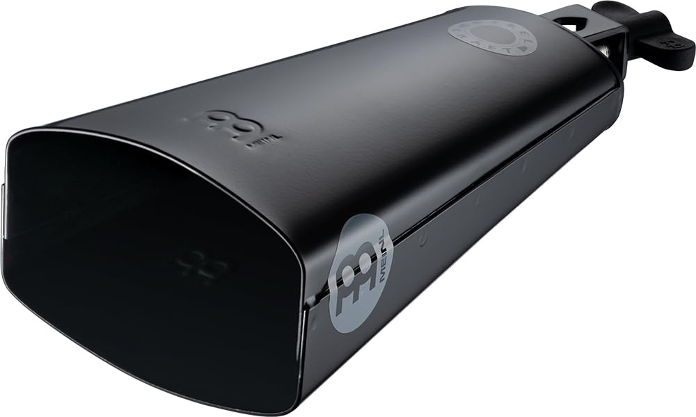 Meinl Percussion Steel Craft Cowbell - Sehr großes Aufschlagidiophon - Länge 8,5 Zoll - Timbalero - Montierbar - Pulverbeschichteter Stahl, Schwarz (SCL850-BK) | Timbalero Cowbell, Montierbar, 8,5 Zoll, Pulverbeschichteter Stahl
