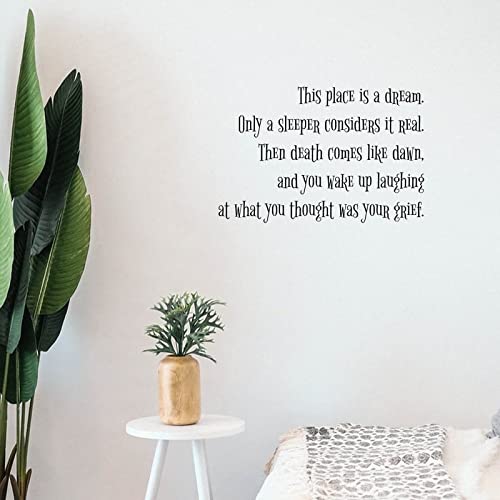 Wall Decals This Place Is A Dream. Only A Sleeper