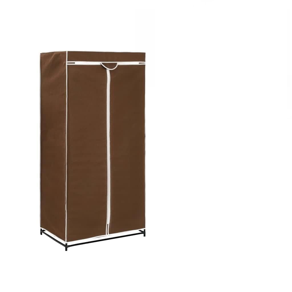 ShGaxin Armadio marrone 75 x 50 x 160 cm, Armadi Camera da letto, Armadio Tessuto, Spogliatoi Armadi Aperti, Organizzatore di Armadietto, Armadio per Stanza