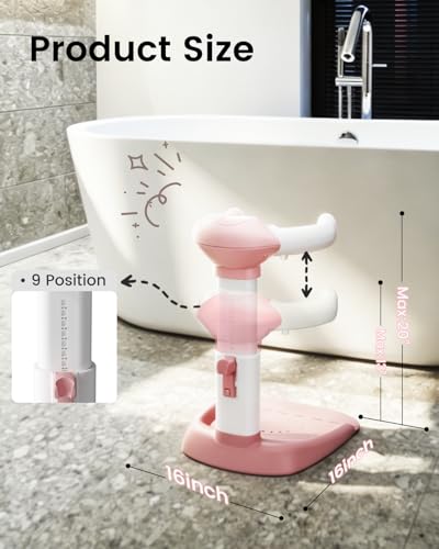 Support de douche pour bébé COOSEYA réglable et support de bain pour tout-petits