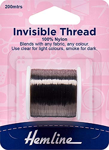 INVISIBLE THREAD; 200 METER PER PC '241/THREADS BLACK