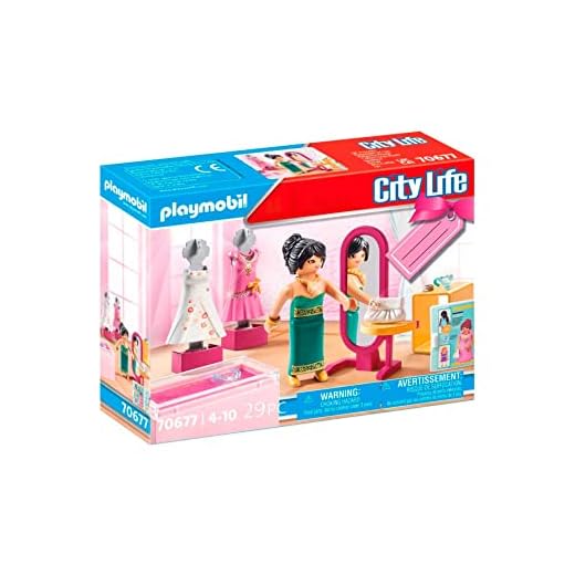 Playmobil 70677 Set Cadeau Boutique de Mode - City Life- La Maison Moderne- idée Cadeau prêt à Offrir