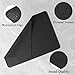 YUHFERA Stove Top Cover for Electric Stove - Silicone Stove Mat for Glass Top, Glass Cooktop Protector, XL Dish Drying Mats For Kitchen,Oven Covers for Electric Stove (Black,30 x 21)