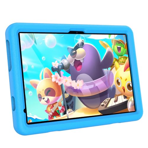 VASOUN Tablet Infantil de 10 Pulgadas con Funda, Android 14, 5G WiFi, 12 GB de RAM (6 + 6...