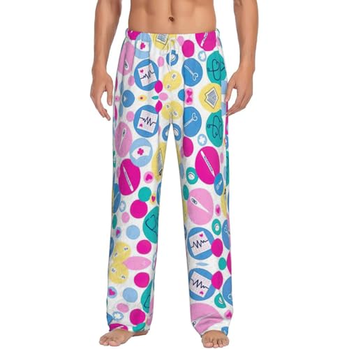 Pantalon de pyjama chaud flanelle homme avec poches pour stopper le froid la nuit