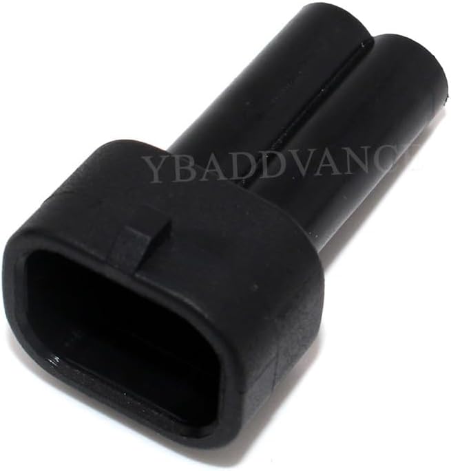 2 Way Male Electronic Fuel Injector Connector for T oyota - (Color Name: Black)