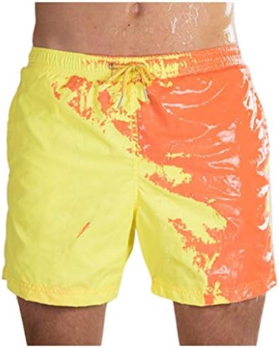 Funny Color Changing Swim Trunks– Malbaba Temperature Sensitive Beach Swim Shorts