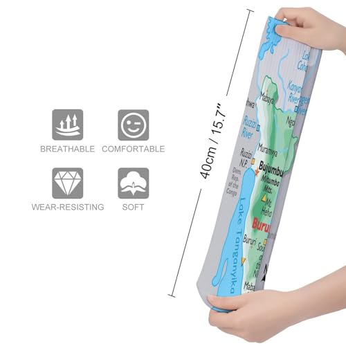 Maps of Czech Republic Compression Socks for Men And Women,Running Sports Socks2