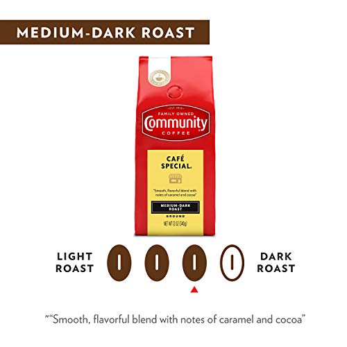 image for Community Coffee Café Special Blend 64 Ounce, Medium Dark Roast Groun