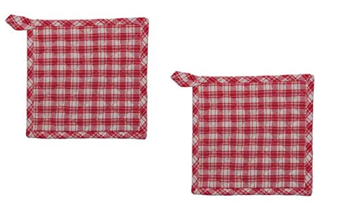 Red and Cream Plaid Farmhouse Christmas 8