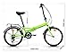 Anakon Folding Sport Bicicleta Plegable, Adultos Unisex, Verde