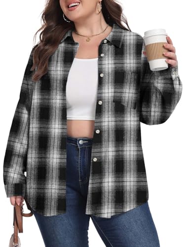 Women's Plus Flannel Shirt