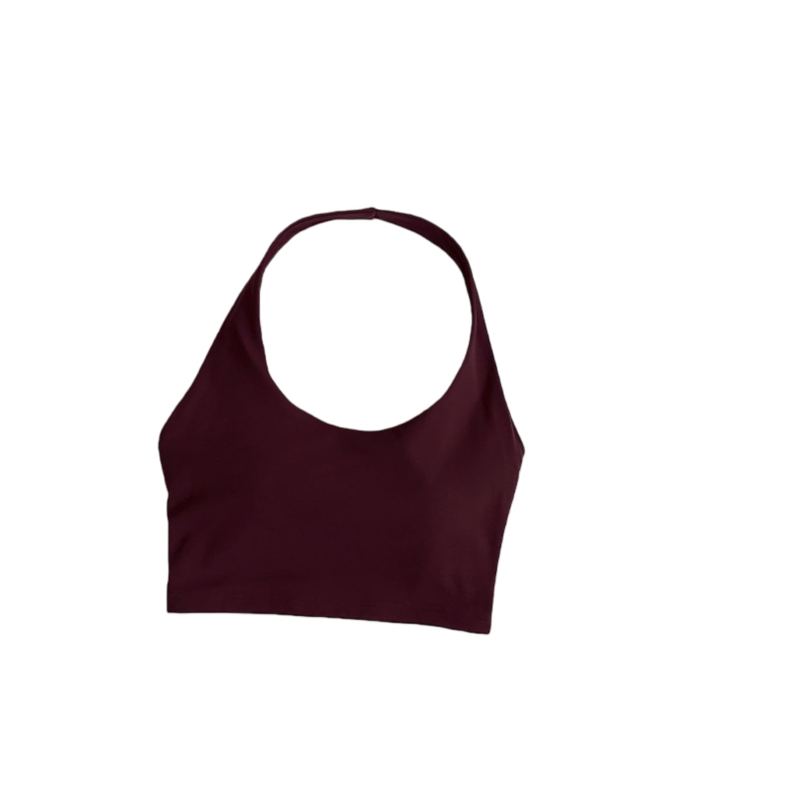Biustonosz do jogi Fitness Workout Tops Gym Sport Biustonosze sportowe damskie krótkie topy - czerwone-l
