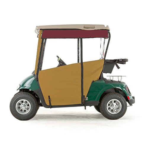 EZGO RXV Golf Cart PRO-TOURING Sunbrella Track Enclosure - Wheat-BRG