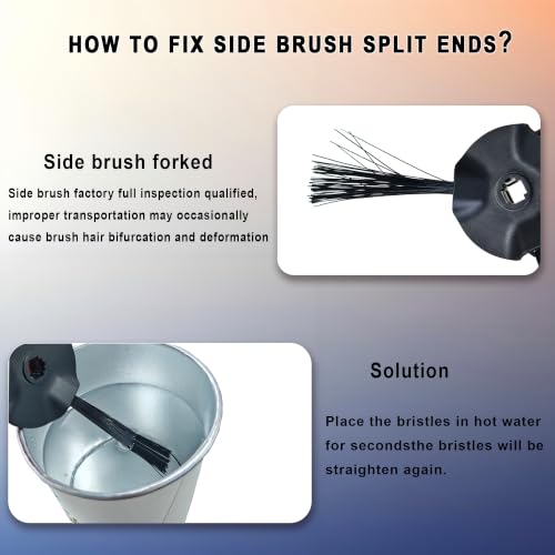 Image of Pymin 8 Pack Side Brushes for Shark Matrix Robot RV2310,RV2310AE,AV2310