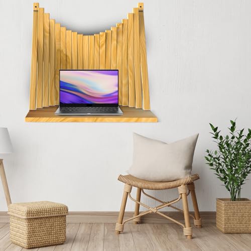 Wall-Desk-Mounted-Folding-Table-by-Perfect-Art-Decor-Desk-for-Office-and-Home-Wall-Table-DIY-Modern-Style-Wall-Mounted-Study-Desk-Small-Wooden-Table-Folding-Wall-Table