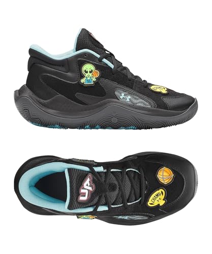 Under Armour Youth Unisex Jet '25 VC Grade School Basketball Shoes - Durable and Breathable4