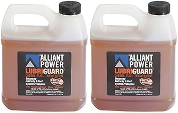 Alliant Power LUBRIGUARD Diesel Fuel Treatment + Cetane Improver - 2 Pack of 1/2 Gallons # AP0511