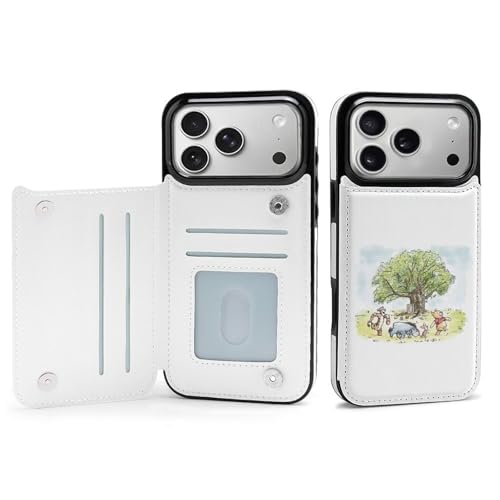 手帳型 くまのプーさん 対応 iPhone 17 Pro Max ケース カード収納 スマホケース 財布型 携帯ケース 軽量 全面保護 スタンド機能 誕生日 プレゼント
