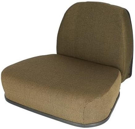 Seat Cushion Set - Fabric Dark Brown fits John Deere 4230 4850 4320 4640 7200 6620 9600 4055 4455 4840 9400 4250 4630 6600 4030 4430 4650 7700 9610 4040 4440 4755 8430 7720 2355 4050 4450 4240 9500