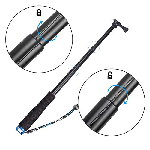 Bastão Extensor em Alumínio para GoPro e Câmeras Similares
