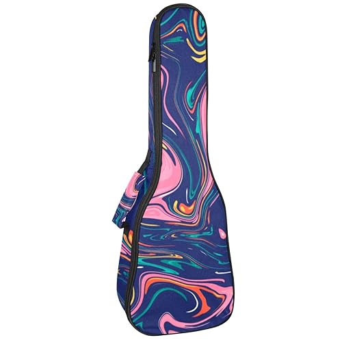 JRHEJTHH Durable Ukulele Bag Water Resistent Ukulele Case with Adjustable Shoulders for 21 23 24 inch Thick Padding Colorful Pattern - Les Beatles, Paul McCartney, John Lennon, RIngo Starr, George Harrison JRHEJTHH Durable Ukulele Bag Water Resistent Ukulele Case with Adjustable Shoulders for 21 23 24 inch Thick Padding Colorful Pattern