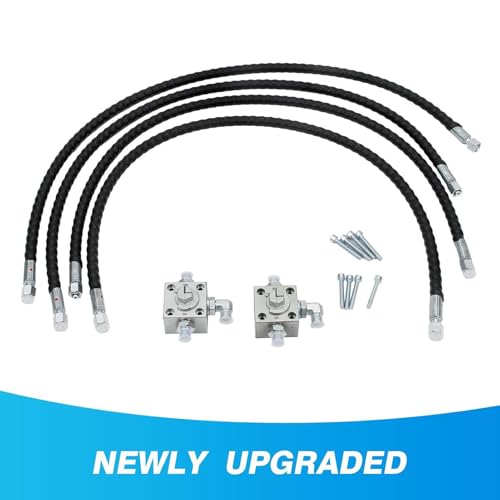 2pcs 3-Wege-Diverter-Ventil für 1-2 Tonnen Chinesische Bagger mit 31 Zoll Flexiblen Schläuchen